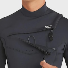 Wetsuit Billabong 302 Absolute Natural CZ Full Black - Masculino - Foto 3