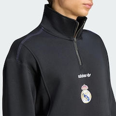 Blusão Real Madrid adidas com Zíper EQT HZIP Masculino - Foto 5