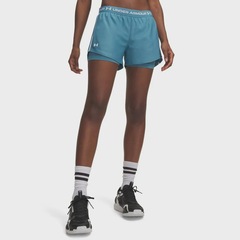 Short de Treino 2 em 1 Under Armour Tech Play - Feminino - Foto 1