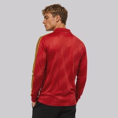 Camisa adidas Bélgica I 1986 Masculina - Foto 3