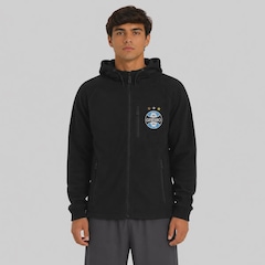 Jaqueta do Grêmio Fleece Hood Masculina - Foto 1