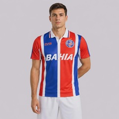 Camisa Polo do Bahia Retrô 1995 Tricolor Masculina - Foto 1