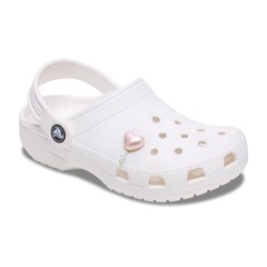 Jibbitz™ Crocs Coração de Pérola Rosa Único - Unissex - Foto 3