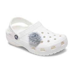 Jibbitz™ Crocs Pompom Prata Única - Unissex - Foto 2