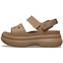 Sandália Crocs Soho Y Strap Sandal Sepia - Unissex - Foto 3