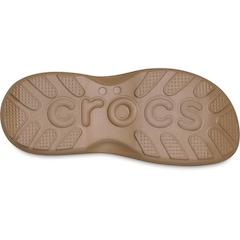 Sandália Crocs Soho Y Strap Sandal Sepia - Unissex - Foto 6