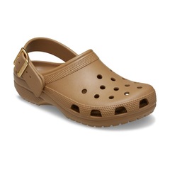 Sandália Crocs Classic Metallic Buckle Clog Sepia - Unissex - Foto 2