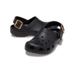 Sandália Crocs Classic Metallic Buckle Clog Black - Unissex - Foto 3