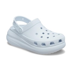 Sandália Crocs Classic Crush Clog Sky Ice - Unissex - Foto 2