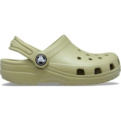 Sandália Crocs Classic Clog T Tac Green Infantil - Foto 1