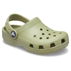 Sandália Crocs Classic Clog T Tac Green Infantil - Foto 2