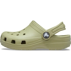 Sandália Crocs Classic Clog T Tac Green Infantil - Foto 3