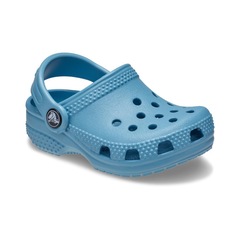 Sandália Crocs Infantil Classic Littles Elite Blue - Menina - Foto 2