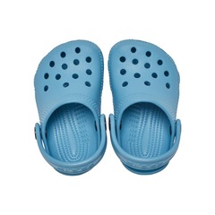 Sandália Crocs Infantil Classic Littles Elite Blue - Menina - Foto 4