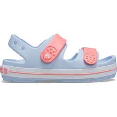 Sandália Crocs Crocband Cruiser Sandal T Blue Infantil - Foto 1