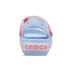 Sandália Crocs Crocband Cruiser Sandal K Blue Infantil - Foto 7