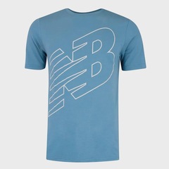 Camiseta New Balance Logo Performance Masculina - Foto 1