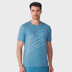 Camiseta New Balance Logo Performance Masculina - Foto 2