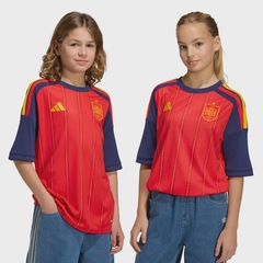 Camisa adidas Espanha I 2026 Infantil - Foto 2