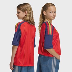 Camisa adidas Espanha I 2026 Infantil - Foto 3