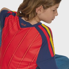 Camisa adidas Espanha I 2026 Infantil - Foto 4