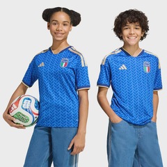 Camisa adidas Itália I 2026 Infantil - Foto 2