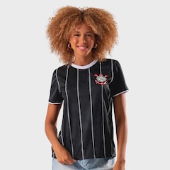 Camiseta do Corinthians Braziline Corinto Feminina - Foto 2