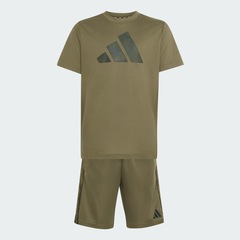 Conjunto Esportivo adidas Sport Seasonals Camo Infantil - Foto 2