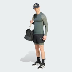 Camiseta Manga Longa adidas Techfit AOP Masculina - Foto 6