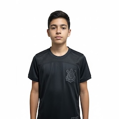 Camisa do Corinthians Coimbra Recorte Infantil - Foto 1