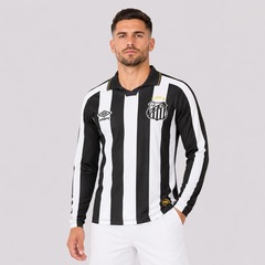 Camisa do Santos II 26/27 Manga Longa Umbro Masculina - Foto 1