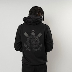 Blusão de Moletom Corinthians Surf Center C/Zíper Balaclava Masculino - Foto 5