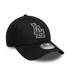 Boné Unissex New Era 9Forty Los Angeles Dodgers Metallic MLB - Aba Curva - Foto 3