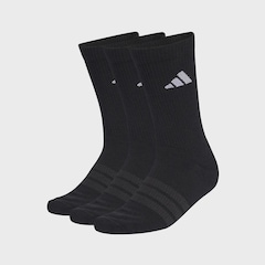 Meia adidas Cushioned Sportswear Crew - 3 Pares - Foto 1