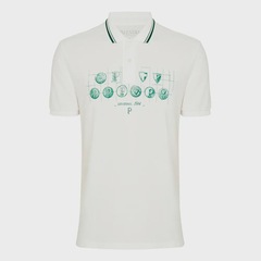 Camisa Polo Palmeiras Vestem Origens Brasões Masculina - Foto 1