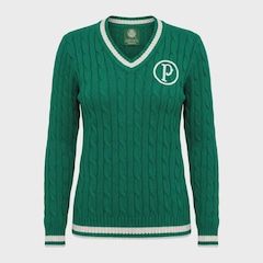 Blusa Tricot Palmeiras Betel 75 Years Edition Feminina - Foto 1