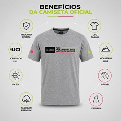 Camiseta Casual Free Force UCI MTB World Series Masculina - Foto 3