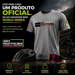 Camiseta Casual Free Force UCI MTB World Series Masculina - Foto 5