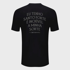 Camiseta Wanted Santos Oversized Santo Forte Masculino - Foto 2