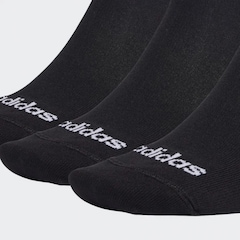 Kit de Meias adidas Cano Baixo Finas Linear com  3 Pares - Adulto - Foto 5
