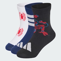 Kit Meias Cano Médio Marvel Spider-Man com 3 Pares Infantil - Foto 2