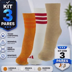 Kit Meia adidas CRW WSH - 3 Pares - Foto 2