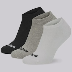 Kit Meia adidas Cano Baixo - 3 Pares - Foto 3