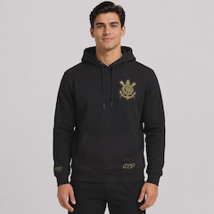 Blusão de Moletom Corinthians Escudo Masculino - Foto 1