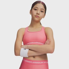 Top de Treino Under Armour Crossback Infantil - Foto 1