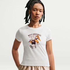 Camiseta Cropped Nike Sportswear Chill Knit MSC Feminina - Foto 1