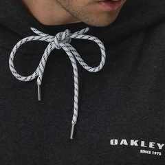 Moletom Oakley Canguru Bunker Hoodie Blackout - Masculino - Foto 3