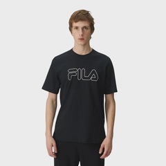 Camiseta Fila Regular Letter Outline - Masculina - Foto 1