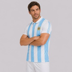 Camisa Argentina Retrô 1994 Listrada FutFanatics Masculina - Foto 3