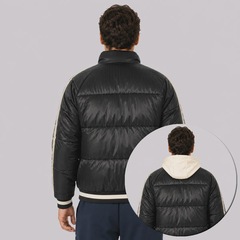 Jaqueta Moletom Corinthians Logo Com Moletom FutFanatics Masculina - Foto 4